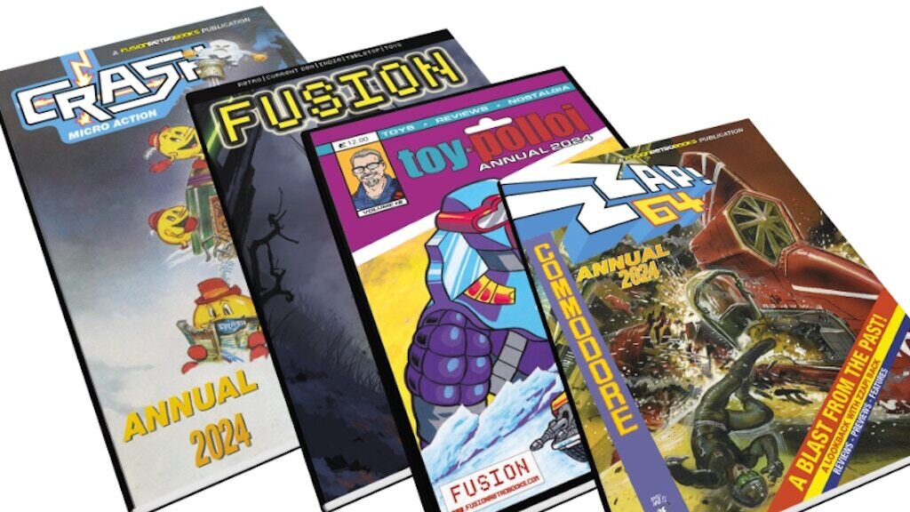 Our Fusion Retro Books 2024 Annuals - 4 in total!