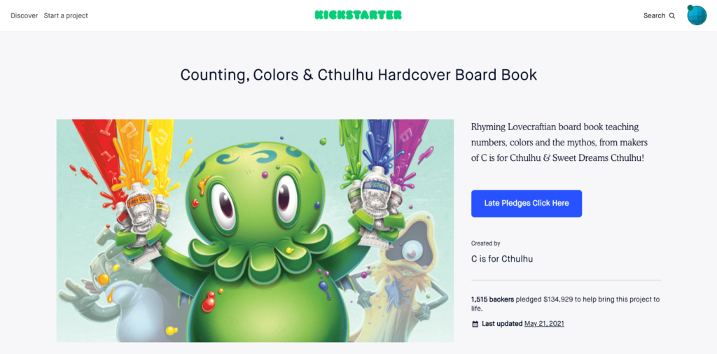 counting colors cthulhu